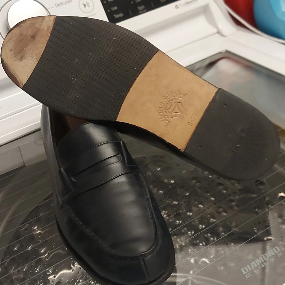 Classic J.M Weston Black Penny Loafers - Picture 9 of 16